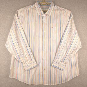 Tommy Bahama Sarasota Stretch Striped Button Down‎ Shirt Casual Beach Summer 2XB
